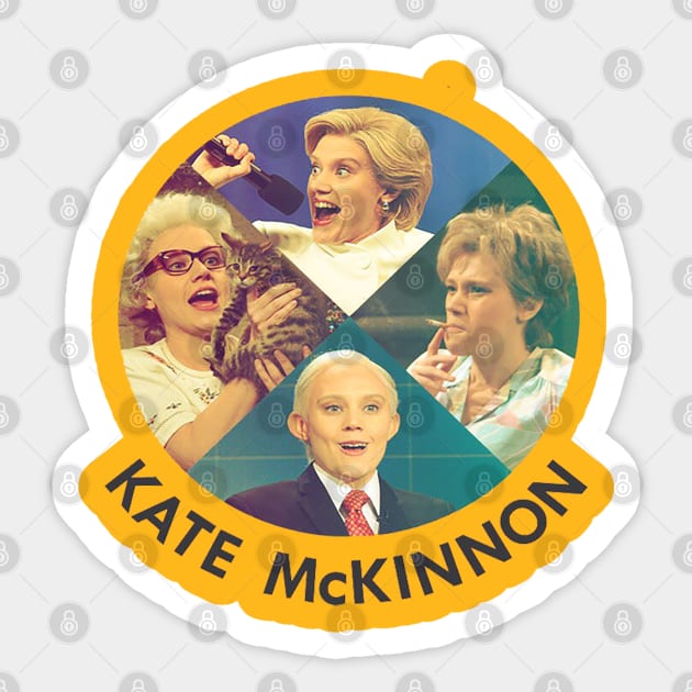 Vintage kate mckinnon Sticker by ROADNESIA